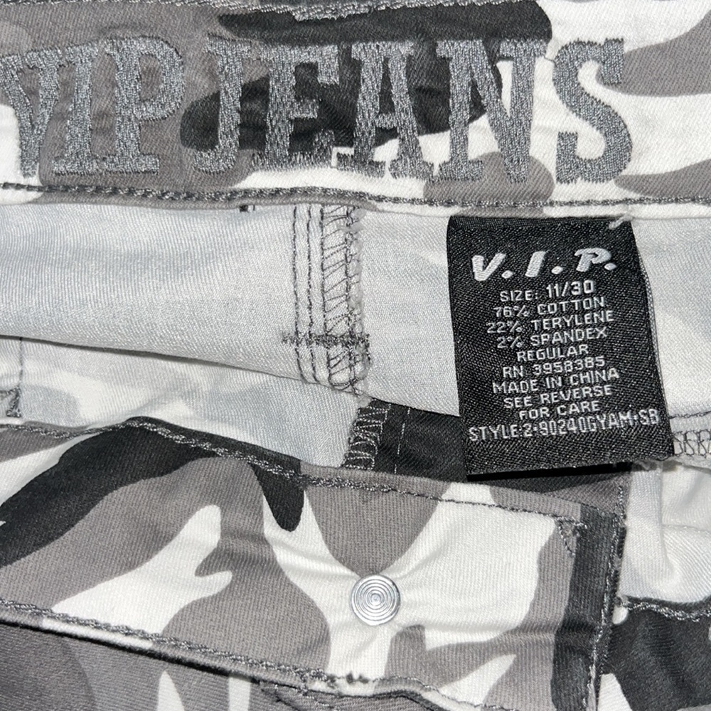 VIP jeans camouflage pants size 11 - Picture 4 of 6